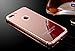 Apple iPhone 7 Plus Rose Gold Mirror Case, Miniko(TM) Luxury Anti-Scratch Ultra Thin Mirror Metal Aluminum Frame Case for Apple iPhone 7 Plus - Rose Gold