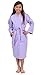 Turkuoise Girls Waffle Robe, Spa Party Bathrobe Made in Turkey (1023-LAV-L)