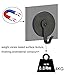 YYST Magnetic Wreath Hanger － Secures Wreaths and Decorations to Steel Door －2/PK