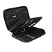 TOURIT Double Layer Electronics Accessories Organizer Bag Pouch Travel Case for Cables, Charger, Hard Drive, Memory Cards, Kindle, iPad Mini etc (Black)