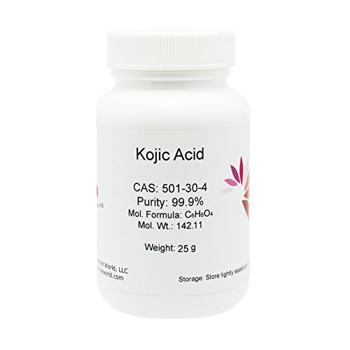 100% Natural Kojic Acid Powder, 99.9% Pure, 25g, Skin Whitener, Lightener