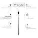 Best Iceless Wine Chiller - Wine Chilling Rod - Aerating Wine Pourer - Wine Chiller Stick Bonus Items -By Vita Bene (Steel)