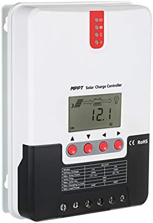 a Mppt Solar Charge Controller 12v 24v Self Adapting Maximum 100v Input Solar Panel Regulator For Sealed Gel Open Battery Lithium Battery With Temperature Compensation Multe Protections Lcd Price In Saudi Arabia