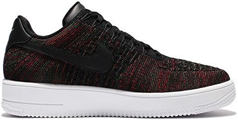 air force 1 flyknit low black metallic silver