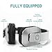 August EP650 Bluetooth Wireless Over Ear Headphones with aptX LL Low Latency/Multipoint/NFC / 3.5mm Audio in/Headset Microphone - Silver