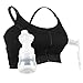 Momcozy Hands-Free Pumping and Nursing Bra for Breast Pumps (M, Black)