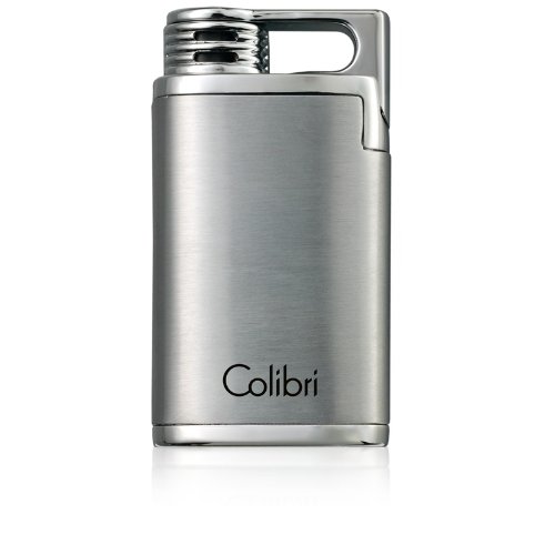 Colibri belmont lighter - satin silver