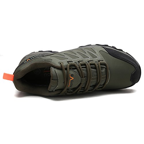 image for DREAM PAIRS Men's Nortiv8 160489-M Army Green Black Orange Insulated W