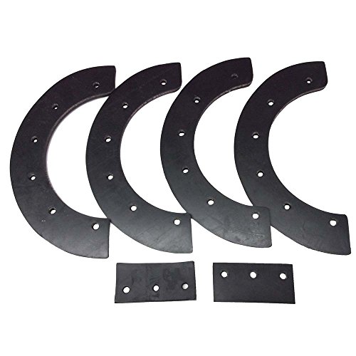 Replacement Snow Blower Paddle Set for John Deere M94573 M94574 TRS21 TRS21E Sears Noma C2030-010 C950-52103