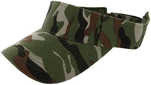 Visor Sun CAMOUFLAGE Hat Sports Cap Colors Golf Tennis Beach New Adjustable Men Women
