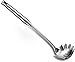 Pro Chef Kitchen Tools Spaghetti Spoon Pasta Forks - Serving Spoon Drains Serves Noodles - Zoodles Gadget - Heavy Duty Commercial Restaurant Quality Dishwasher Safe Stainless Steel Flatware Utensils