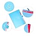 FHEAL Expanding File Folders 5 Pockets Plastic Expandable File Jackets A4 Letter Size,4 Color Accordion Folder Document Holder for School Office Travel