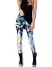 Timemory Women's Chic Ugly Santa Christmas Leggings Funny Costume Tights