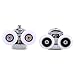 Zoternen Shower Door Roller, 2pcs 26mm Wheel Zinc Alloy Shower Door Rollers Runners Wheels