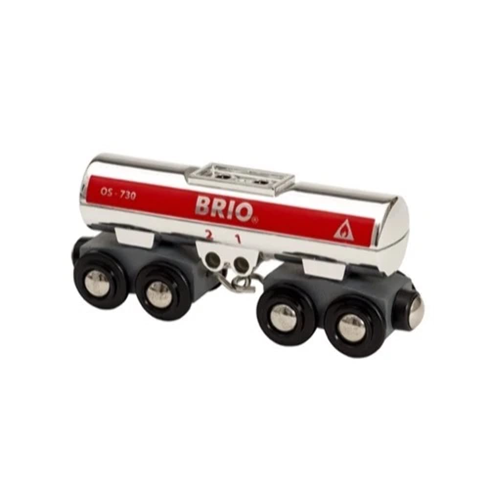 BRIO World Tanker Wagon Toy Vehicle for Kids Age 3 Years Up - Add On Accessory