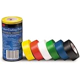 3M General Purpose Vinyl Tape Color Coding Pack, 6-Roll