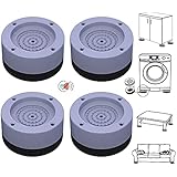 Washing machine feet pad foot pad 4 pieces universal anti vibration washing  machine feet [vibration damper] non-slip rubber foot pad vibration damper  non-slip mat for washing machines and dryers price in Saudi