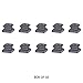 Satin Black - Flat Shoe for 1/2