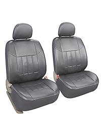 Leader Accessories 2 unidades de fundas universales de piel para asiento delantero del auto