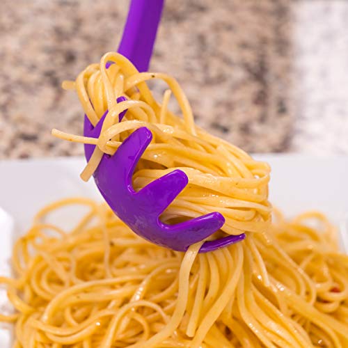 Culinary Couture Purple Silicone Cooking Utensils Set of 6, NonStick