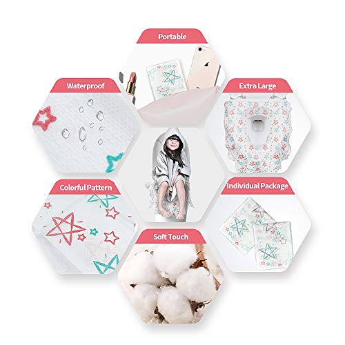 ORVINNER Toilet Seat Covers Disposable - Travel Portable, Waterproof - Prefect for Adult, Pregnant and Toddler Potty Training in Public Restrooms - Extra Large 20 Pack, Individually Wrapped - Thumbnail 3