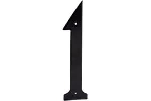 Montague Metal Products Standard Font Individual House Number, 1, 12-Inch
