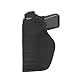 Lirisy Inside The Waistband Holster | Gun Concealed Carry IWB Holster | Fits S&W M&P Shield/GLOCK 26 27 29 30 33 42 43/Springfield XD XDS/Ruger LC9 & All Similar Handguns