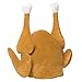 Christmas Turkey Hat，Coxeer Plush Hat Novelty Turkey Hat for Adults Women Men Christmas Gift Funny Party Decor