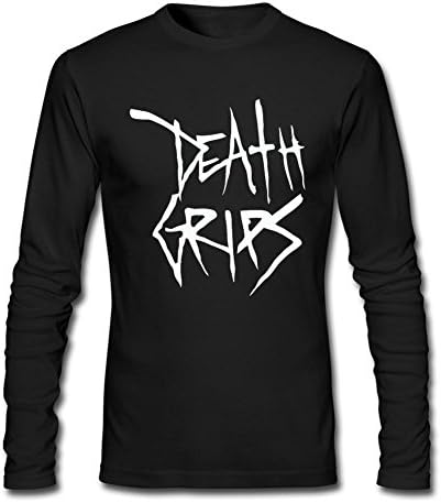REIINO Men's No Hands Death Grips Long Sleeve T-shirt Black XL