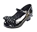 Mary Jane Shoes with Pretty Satin Rolled Rosettes Patent Leather