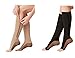 Moja Sports (ZipCu/Black, XXL, 1Pr) Compression Zipper Copper Socks BEST Graduated Athletic & Medical Use for Men & Women for Running, Flight, Travel, Nurses - Boost Performance, Blood Circulation