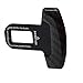 BestTrendy Universal Vehicle Mounted Real Carbon Fiber Racing Sports Car Safety Seat Belt Buckle Clip -2 Pack (Black)