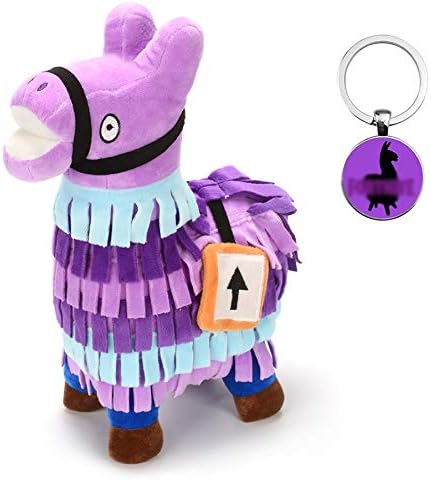 Funtaku - Loot Supply Llama 20cm Stuffed Plush Toy + Keychain