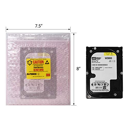 Anti Static Bubble Bags, Resealable Static Shielding Bag, Reusable for Sensitive Electronic Components (Small Qty 10) - Thumbnail 5