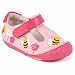 Momo Baby Girls First Walker/Toddler Bumblebee Leather Shoes