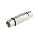 XLR Female to Female, CableCreation XLR 3 Pin Female to 3 Pin Female Microphone Line Adapter