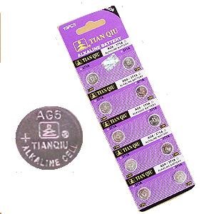 Ten pack (10) AG6 G6 L4920 371 371A CX69 LR920W SR920 171 TMI Tianqiu Generic Button Cell Batteries