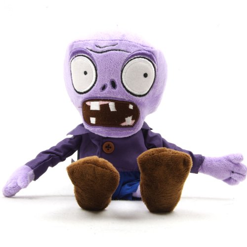 Plants vs Zombies Style Plush Purple Zombies Toys Doll Toys Pillows Made of Polypropylene - 28cm