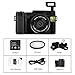 Digital Camera with WiFi 24.0 MP Vlogging Camera 2.7K Ultra HD 3.0 Inch Camera with Flip Screen Retractable Flashlight