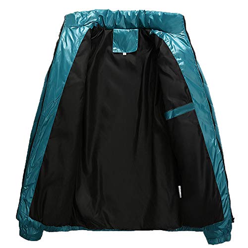Suits & Sport Coats,NRUTUP Men's Twill Casual Down Jacket Cotton Coat Active Tracksuits Athletic Supporters(Green,S)