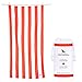 Microfiber Towel - Beach & Travel (Coral Red - Large 63x31