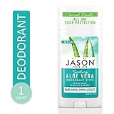 Jason Soothing Aloe Vera Aluminum and Paraben Free Deodorant Stick, 2.5 Ounce