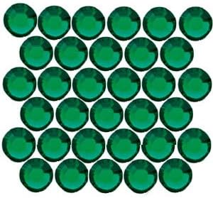 Swarovski Crystal Hotfix Flatback RHINESTONE #2028 Xilion Rose ss20 Emerald (50)