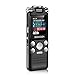 Voice Recorder - Noise Cancelling Audio Recorder - Packs 8GB Memory - Double Microphone for HD Sound Recording Metal Casing Dictaphone