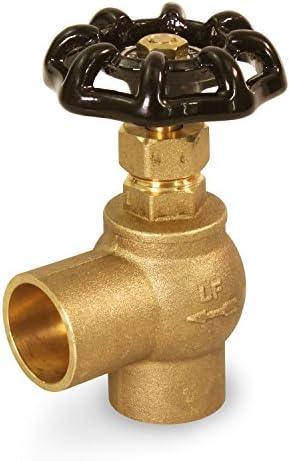 Midline Valve 96563 Globe Style Angle Stop Valve, , 3/4 in. Sweat Connections, Brass