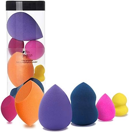 Miss Gorgeous Makeup Blender Beauty Makeup Sponges (6Pcs 3Normal+3Small)