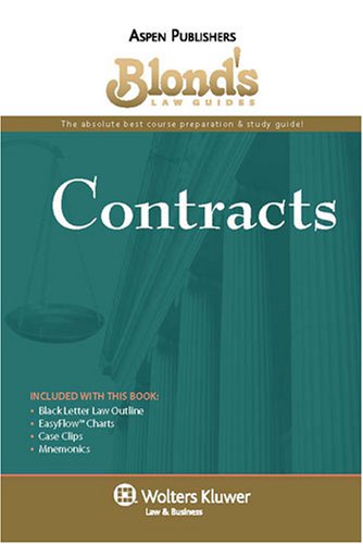 Blond's Law Guides: Contracts