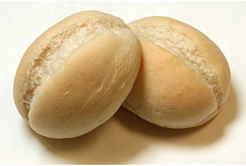 Rotellas Small Split Top White Dinner Roll, 4 inch Length -- 64 per case.
