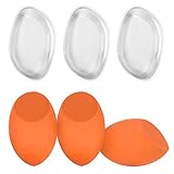 Silicone Makeup Sponge,ESARORA 6Piece Makeup Sponge Set Including 3 Silicone Makeup Applicator3 Beauty Sponge BlenderBest Silisponge Cosmetic Beauty Tools Set
