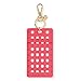 Kate Spade New York Id Badge Clip Key Chain, Coral Caning